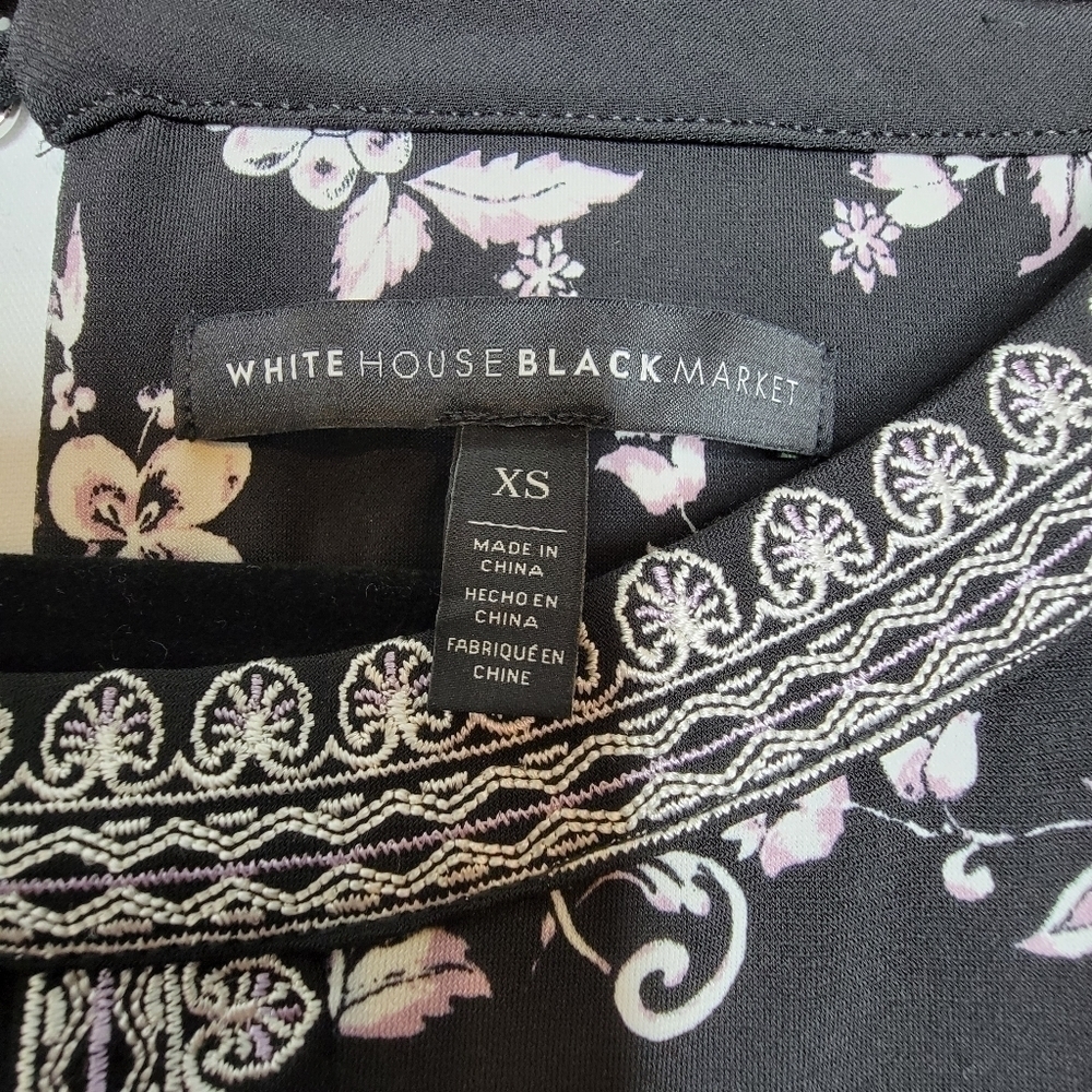 White House Black Market Floral Knit Shift Dress - Picture 10 of 14